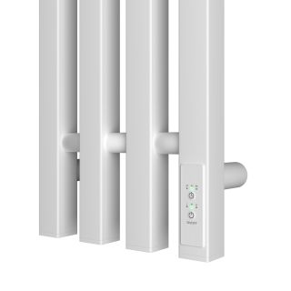 Полотенцесушитель электрический APEXTERMO Sirius SR10113WM 1100x180 с крючками белый матовый